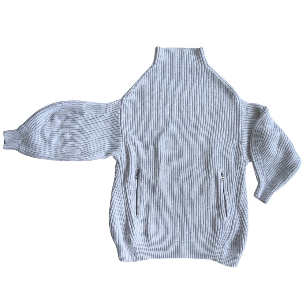 Free People Cozy Knit Sweater Top, Turtleneck, Cold Shoulder, Relaxed Fit